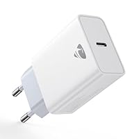 Chargeur Rapide iPhone 20W Chargeur Rapide USB C Prise USB C Bloc pour iPhone 17 16 15 14 13 12 Pro Max Plus Mini X XS XR SE, iPad, Samsung Galaxy, Pixel, Embout Charger Prise USBC Adaptateur Secteur