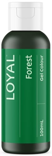 Image of Loyal Gel Food Coloring | Vibrant Color for Buttercream, Fondant, Royal Icing, Gum Paste, Marzipan and Cake Batter | Gel-Based Concentrated Food Dye - 100ml Forest