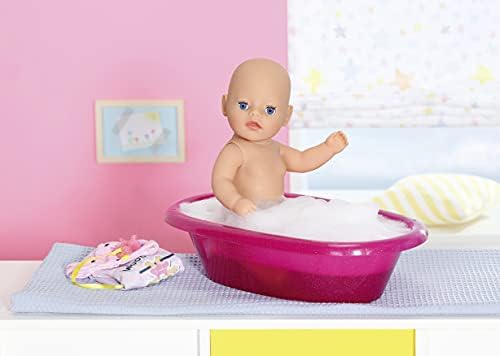 BABY born Little Girl 36cm - Easy for Small Hands, Creative Play Promotes Empathy & Social Skills - For Toddlers 2 Years & Up - Includes Outfit and 7 Accessories