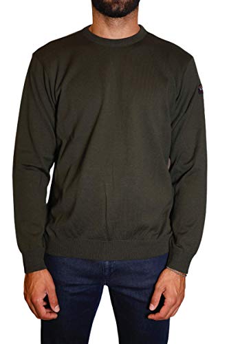 PAUL & SHARK COP1040-044 - Jersey de cuello redondo para hombre, 100%...