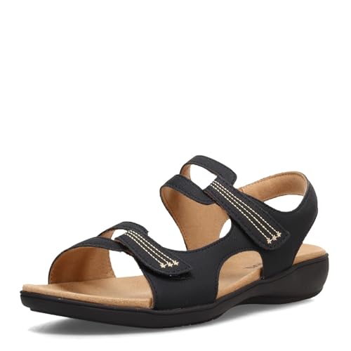 Image of Trotters Women's, Katarina Sandal Black Nubuck 8 M