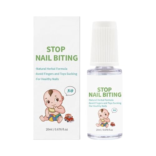 Detén Que Los Niños Se Muerdan Las Uñas - Previene Chuparse Los Dedos Para Niños - 20ml Seguro Previene Chuparse Dedos para Guardería Casa Viaje