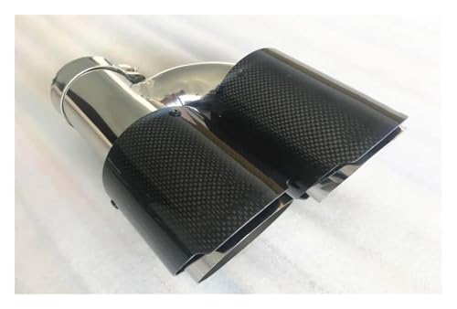 Silencieux d'échappement double embout inox 60mm pour remplacer la sortie d'origine E90
