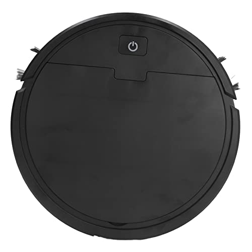 Luqeeg Mini Aspirador de pó 3 Em 1 Vassoura Inteligente Carregamento USB para Limpeza Doméstica Grande Capacidade Bateria 1200mAh (Preta)