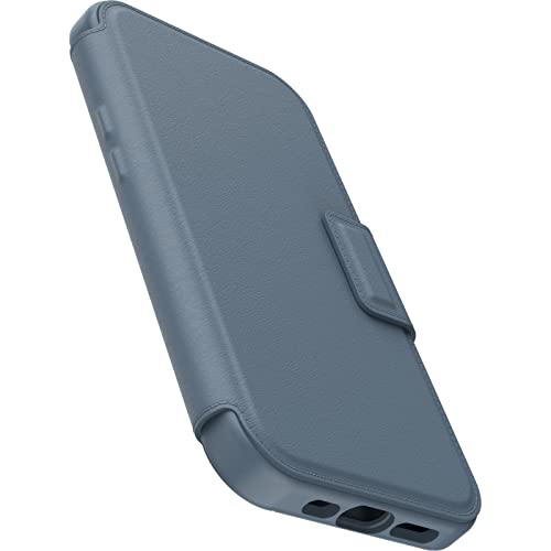 Image of OtterBox Detachable Folio Wallet (Case Sold Separately) for MagSafe - iPhone 15 Pro and iPhone 14 Pro - BLUETIFUL (Blue)