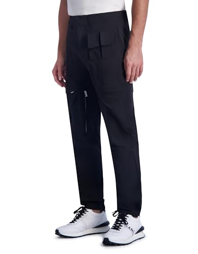 KARL LAGERFELD Men's Stretch Nylon Cargo Pant2