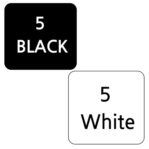 10 Pairs (5 White & 5 Black) Cotton Toe Topper Mule Socks