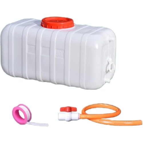 REENEW ウォータータンク 大容量 ウォータータンク 家庭用水用 ハイキング狩り アウトドア 自動運転ツアー 防災 避難用 水タンク 車の水タンク 水バケツ 角型給水塔 貯水タンク (50L長さ57cm*高さ30cm)