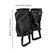 FytStycale Leg Covers for Snowy Hiking Footwear During Backpacking and Trekking, Black