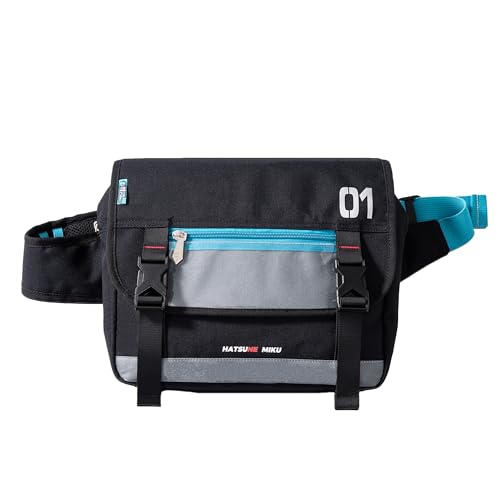ZGTMSZ Bolsa tiracolo tiracolo Hatsune Miku Neon EDM Collaboration Series
