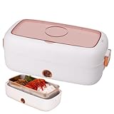 calentada, recargable a prueba de fugas, de acero inoxidable, eléctrica para adultos, para hombres, mujeres, niños, hogar, cocina, escuela, oficina, coche, viajes, camping, picnic