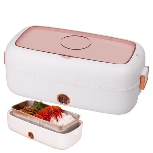 Caja De Almuerzo Genérica Más Caliente - Contenedor De Calor USB De 800 Ml | Caja Inteligente De Acero Inoxidable - Portátil Antifugas Para Preparación De Comidas Al Aire Libre En La Oficina
