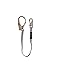 Elk River 29024 CenturionZ Nylon Web Positioning Lanyard with Zsnaphook Each End, 3600 lbs Gate, 4