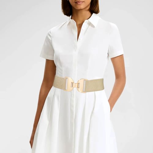 Wide Stretchy Waist Belts for Women Elastic Cinch Waistband for Dresses2