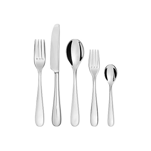 Alessi "Nuovo Milano" 7-3/4-Inch Table Fork, Set Of 6 #TOP3