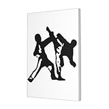 Taekwondo Kampfsport-Leinwandkunst, 30,5 x 45,7 cm, 