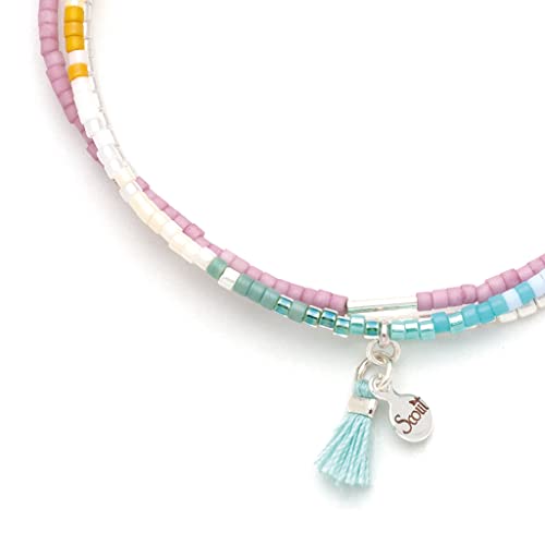 Scout Curated Wears - Chromacolor Miyuki Bracelet Trio - Bright Multi/Silver4