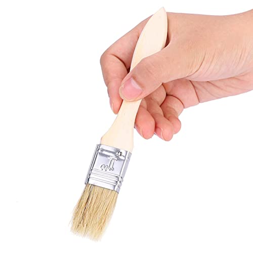 5 Küchenpinsel aus Holz, Backpinsel, hitzebeständig, Backpinsel für Grill, Öl
