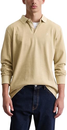 Marc OߴPolo Polo de Manga Larga con Logotipo Bordado Hombre Regular Fit