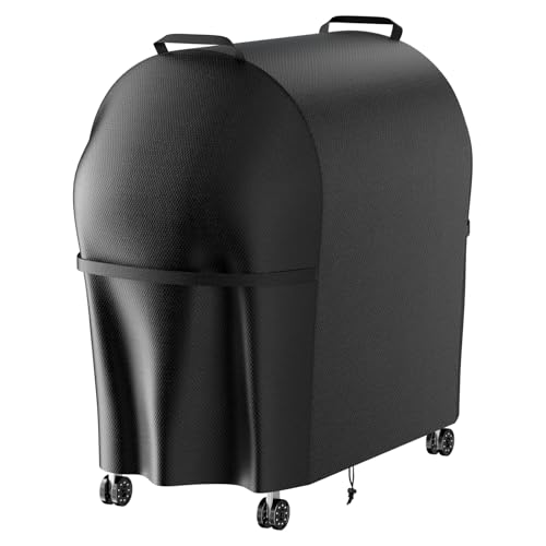 Absyrony Funda Barbacoa Exterior Impermeable, Fundas Protector para Barbacoas, Cubierta de la Parrilla, Protectora para BBQ, Anti-Viento Anti-UV Anti-Humedad, con Correas Autoadhesivas, 76x66x100cm