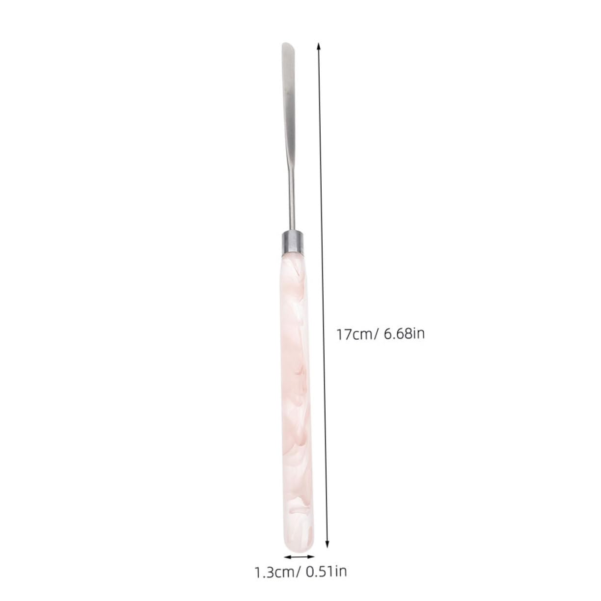 Mikinona 2pcs Makeup Stirring Spatula for Liquid Foundation Beauty Makeup Scoop Spatula Portable Mixing Tool for Precise Application