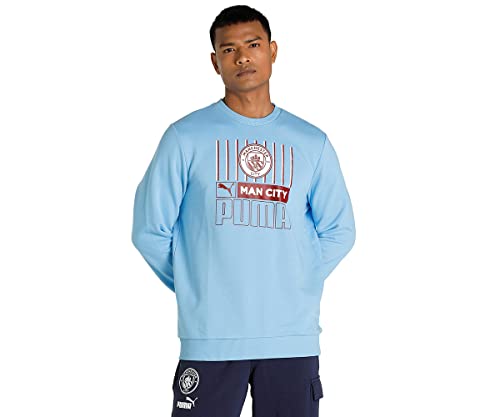 Manchester City Pull Hommes Ftblcore - Équipe Bleu Clair - Taille: S Cover