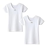 [グンゼ] インナーシャツ 2枚組 子供肌着 女の子 半袖 3分袖 秋冬シーズン 部屋干し 抗菌防臭 綿100% 2P セット組 女児