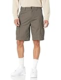 Amazon Essentials Pantalones Cortos Cargo de Corte Clásico de 25cm (Disponibles en Tallas Grandes y para Personas Altas) Hombre, Marrón Caqui, 38W