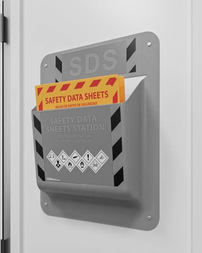 Yellow Safety Inc., Msds Sds Binder 1 Pack - Updated 2023 Requirements, Heavy Duty 3 Inch, 3 Ring Safety Data Sheet Sds Binder #TOP2
