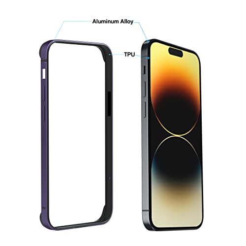 Coque iPhone 14 Pro Max métal antichoc premium fine