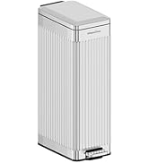 SolaceCove Soft-Close Trash Can with lid，8 Gallon/30L Anti-Fingerprint Stainless Steel Garbage Ca...