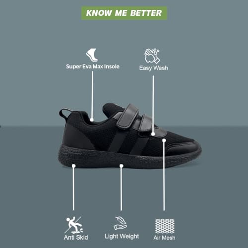Image of SKUDO Unisex-Child Black Uniform Shoes