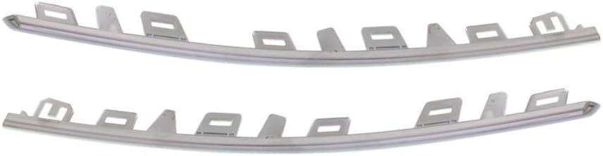 for Honda Odyssey 2014 2015 2016 2017 Bumper Trim Driver Side | Front | Lower | Molding | Chrome | Replacement for HO1046101 | 71119TK8A50