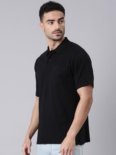 Image of Classic Polo Men's Half Sleeve Polo Neck Authentic Fit Solid Cotton T-Shirt