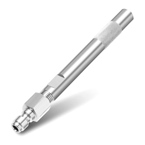 Fuchooky Extended Range Pressure Washer Nozzle 1/4 Quick Connect Stainless Steel Spray Tip for Roof and Concrete Cleaning 30 FT Long