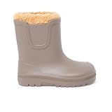 Igor Barefoot Wide Chelsea-Regenstiefel Lammfellfutter Größe 24 Farbe Maulwurfgrau
