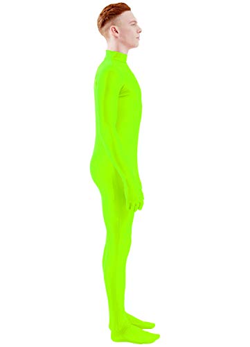 Image of Ensnovo Mens Mock Neck Full Body Unitard Spandex Zentai Suits Costumes