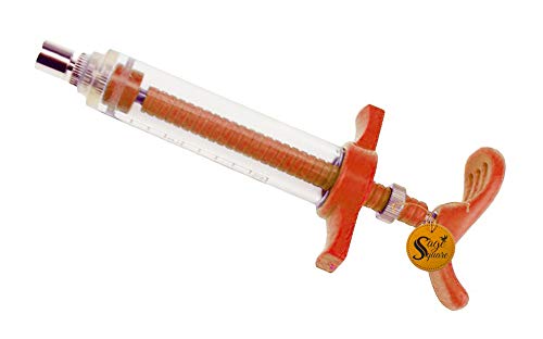 Sage Square Adjustable Hand Feeding Syringe for Birds, Puppy, Kitten, Dog, Cat, Hamster (20 ml) (Orange) (B085ZBBXTX) Amazon Price History, Amazon Price Tracker