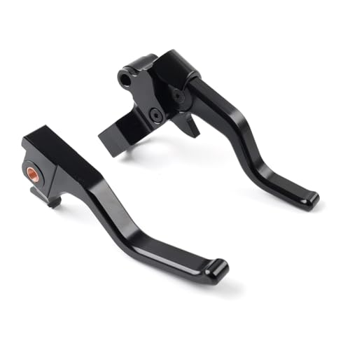 Zhisheng CNC 2 Figer Control Clutch Brake Hand Handle Levers Black for Harley Dyna for Sportster XL883 XL1200 X48 14-2023 Motor Part