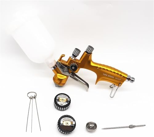 Kit spruzzatore di vernice ad aria per auto, ugelli da 1,2 mm, 1,0 mm, 0,8 mm, per verniciatura auto, riparazione carrozzeria, finiture personalizzate, set completo professionale