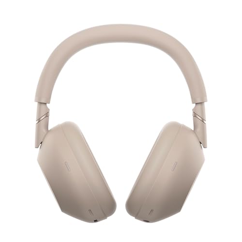 Image of Sony WH-1000XM6 The Best Wireless Noise Canceling Headphones, HD NC Processor QN3, 12 Microphones, Adaptive NC Optimizer, Mastered by Engineers, Studio-Quality- Sand Stone