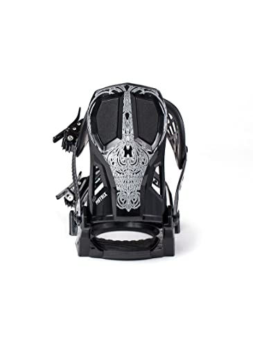 Matrix All-Mountain Adjustable Snowboard Bindings with EVA Reinforced High Back Padding, 2-7 - Small/Medium (PH-03)