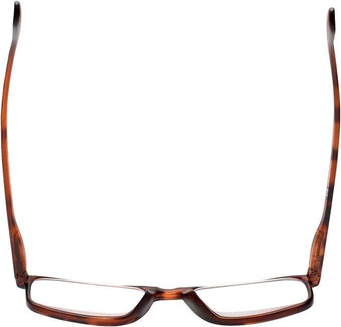 Calabria 616 Rectangular Reading Glasses +3.25 Tortoise Havana Men Women Designer Stylish Trendy Readers Durable Eyeglasses