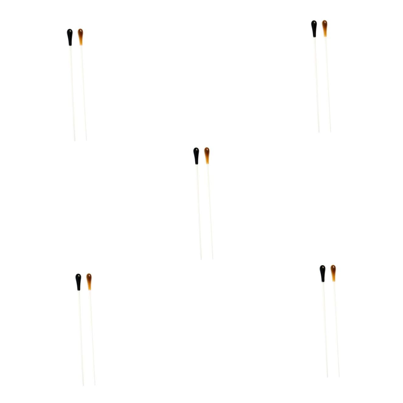 ibasenice 10pièces Conducteurs De Musique Résine Colorée Accessoire Pratique Pour Concerts Et Performances Musicales