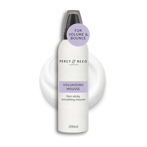 Percy & Reed Volumising Mousse 200ml Hair Mousse for Volume Fine Hair Weightless Foam Flexible Hold Natural Movement UV Protection Smooths Strands No Sticky Feel Session Styling Collection