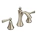 Moen T4520BN Wynford Two-Handle Widespread High-Arc Bathroom Faucet without Valve, Brushed Nickel