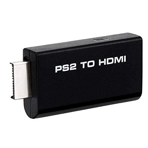 CARE CASE® PS2 to HDMI 480i/480p/576i Audio Video Converter Adapter with 3.5mm Audio Output Supports for PS2 Display Modes (Black) (B0CS97NY9K) Amazon Price History, Amazon Price Tracker