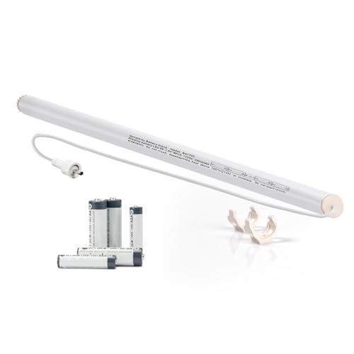HUIYEETEX 12V DC Reloadable Window Blind Wand Replacement AA Powered Roller Shade Motor Wand, 12V Battery Wand for Blinds, Shades Curtains by HUIYEETEX - Used condition - US$23.99