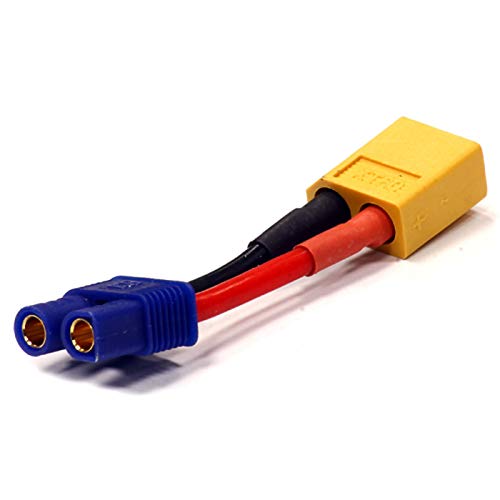 Câble adaptateur XT60 mâle EC3 femelle Integy pour transfert d'énergie stable