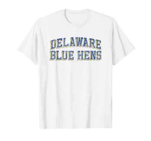 Delaware Fightin' Blue Hens Retro Arch Logo T-Shirt